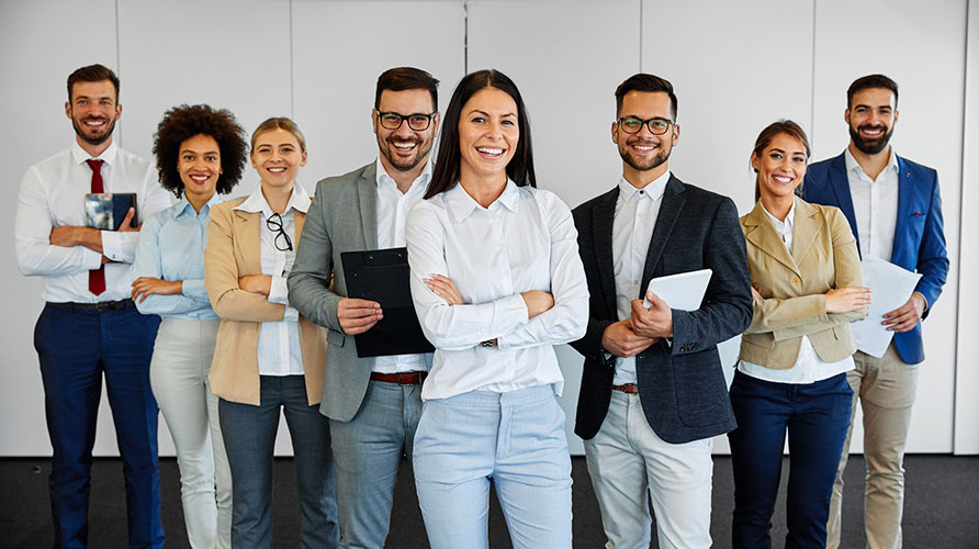 Professional looking people
