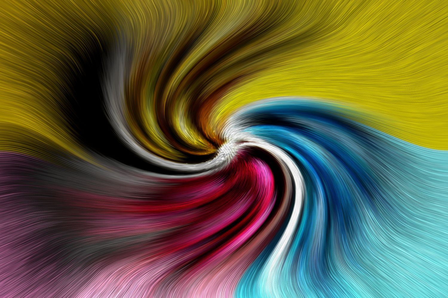 swirling colours