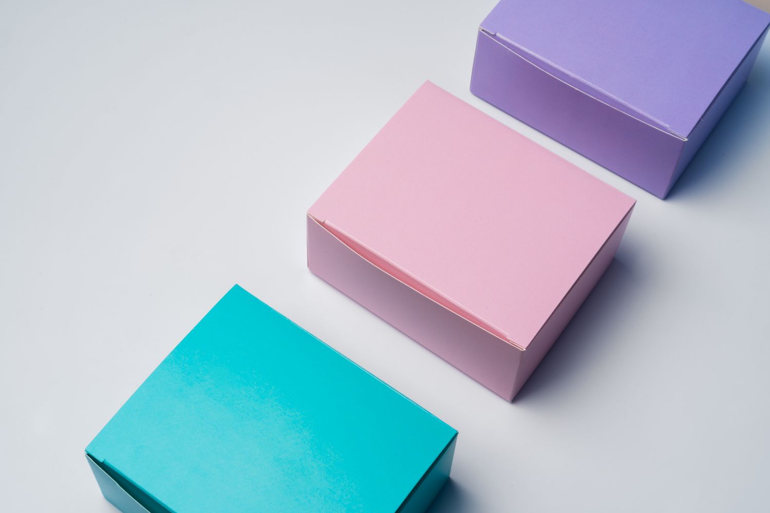 coloured boxes