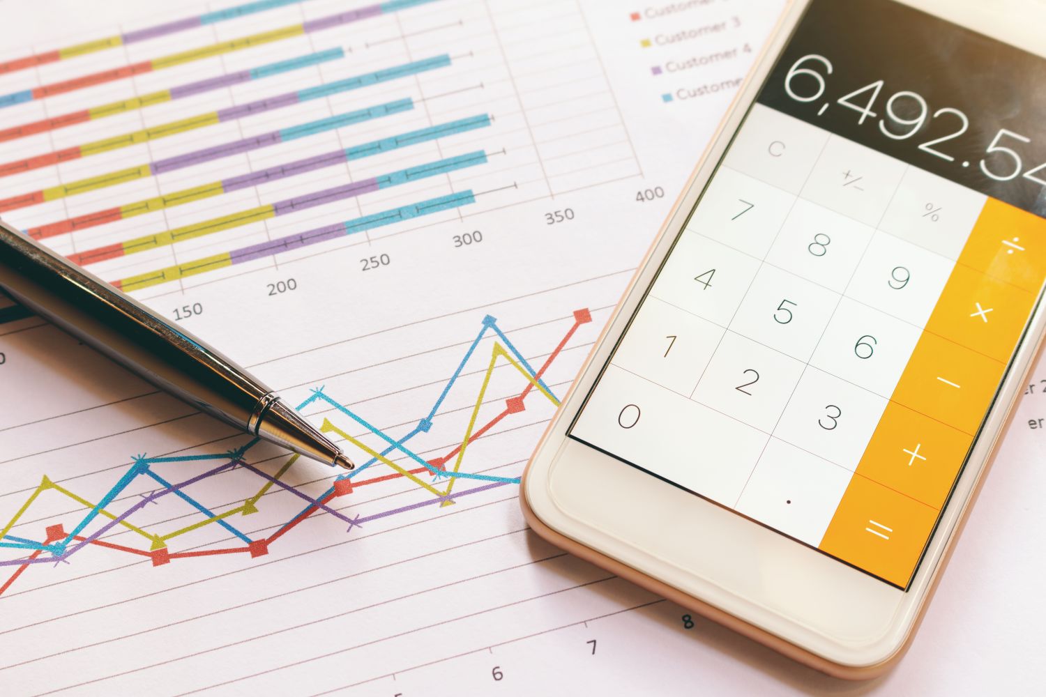 calculator with graphs